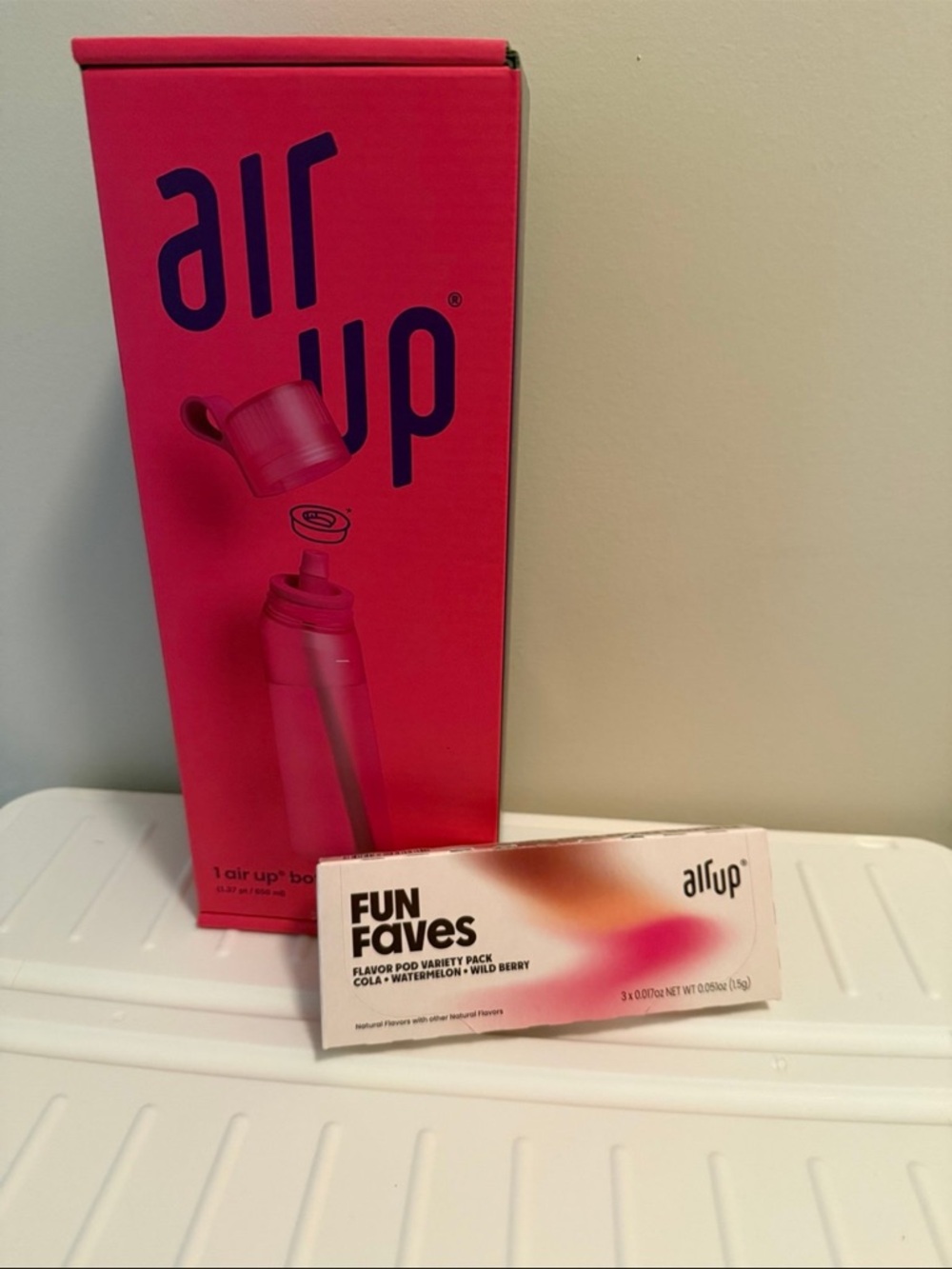 air up Pink Flavor Pod Variety Pack + Bottle